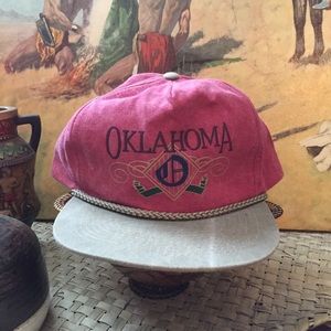 RETRO VINTAGE DAD HAT OKLAHOMA GRUNGE COBRA 🖤